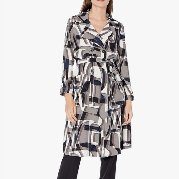 NIC+ZOE Alphabet Trench with Attached Belt